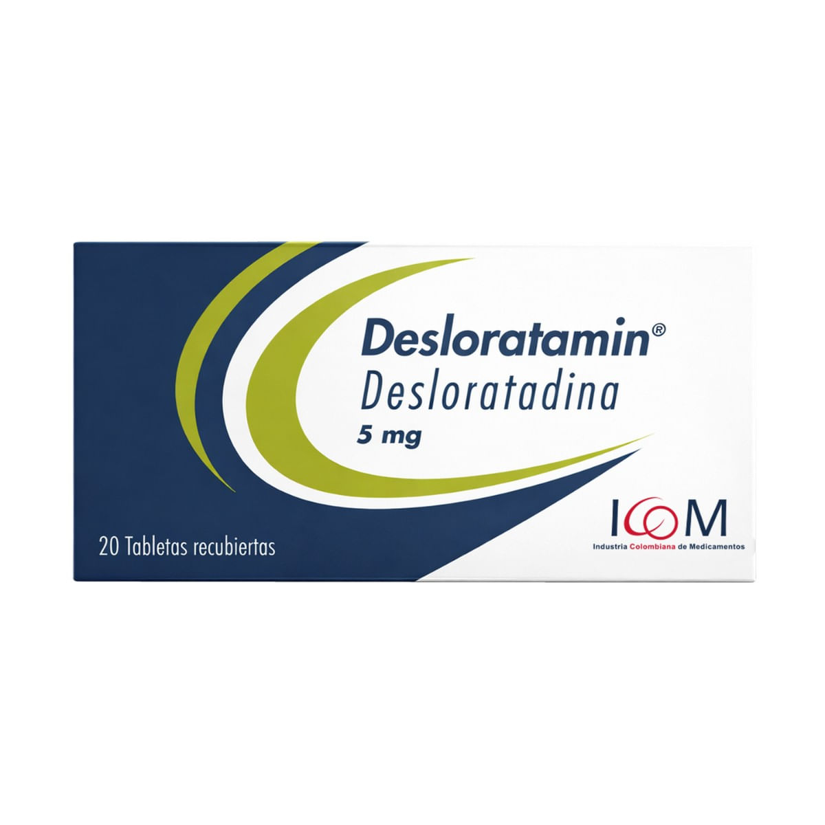 Desloratamin 5 Mg Icom Caja X 20 Tabletas Recubiertas.
