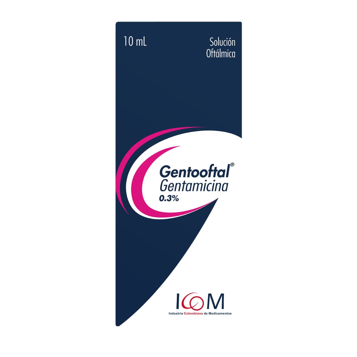 Solución Oftálmica Gentooftal 0.3% Icom Frasco X 10 Ml.