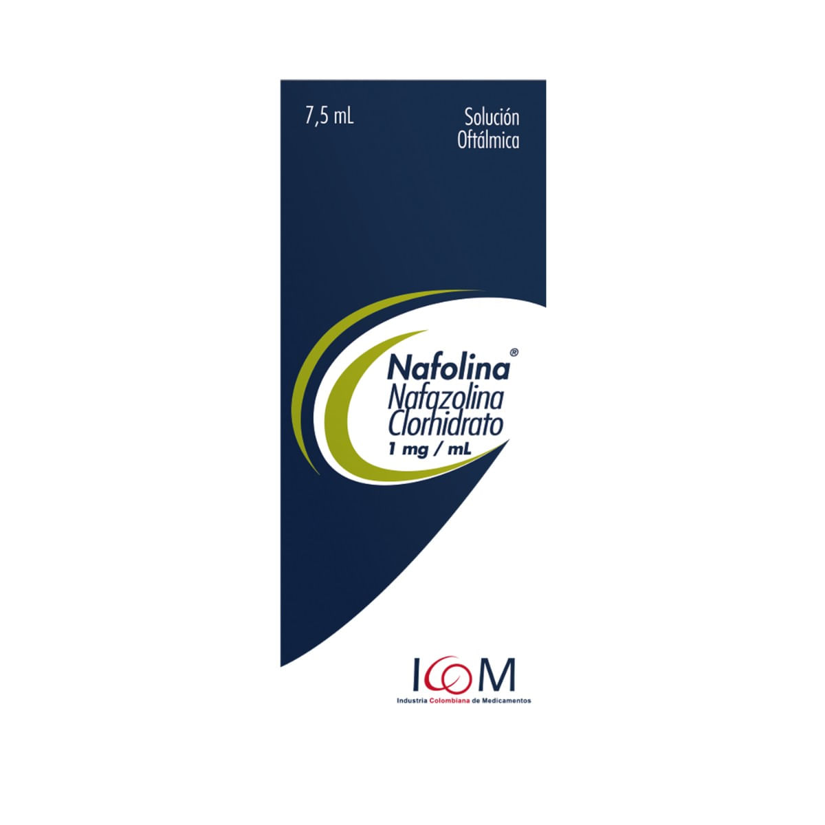 Solución Oftálmica Nafolina 1 Mg/Ml Icom Frasco X 7.5 Ml.