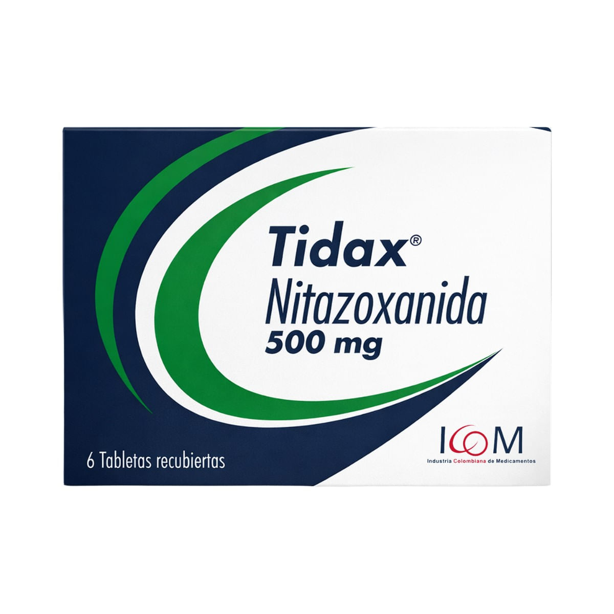Tidax 500 mg Icom Caja x 6 Tabletas Recubiertas