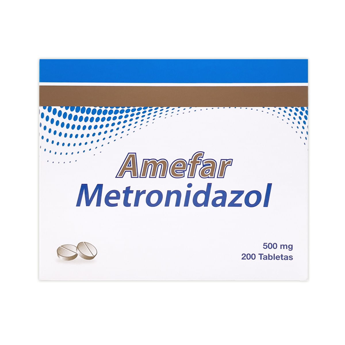 Metronidazol Amefar Icom Caja x 200 Tabletas