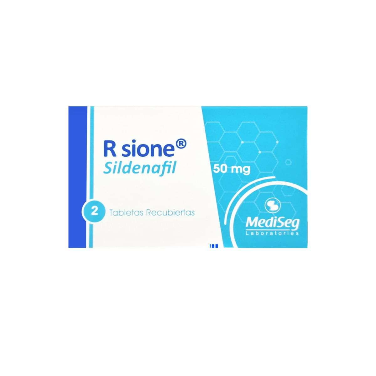 R Sione Sildenafil 50mg Icom Caja x 2 Tabletas