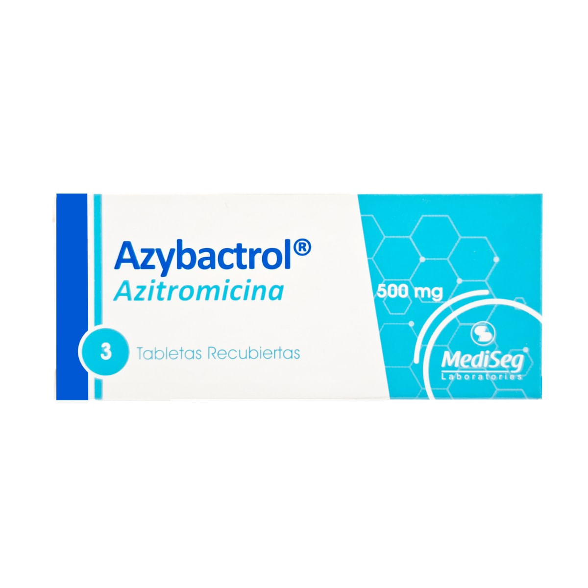 Azybactrol Azitromicina 500 mg Icom Caja x 3 Tabletas