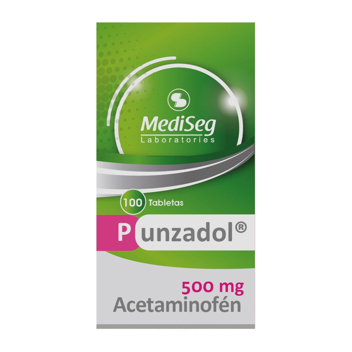 Punzadol Acetaminofen 500 mg Icom Caja x 100 tabletas