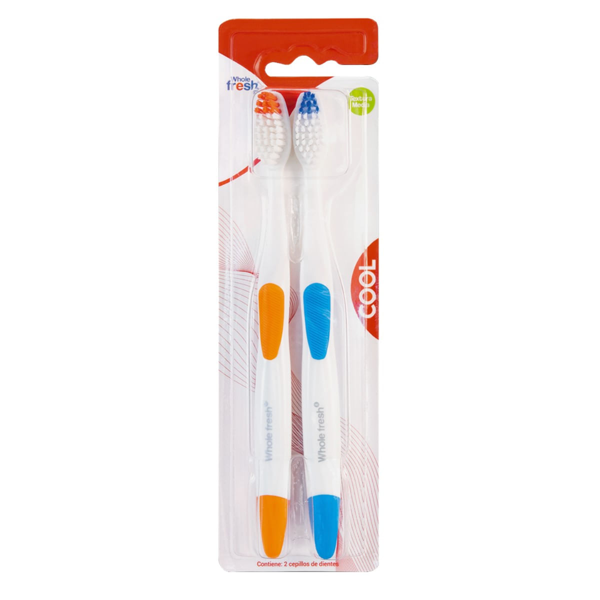 Cepillo Dental Icom Whole Fresh Cool Media Blister X 2 Uds.