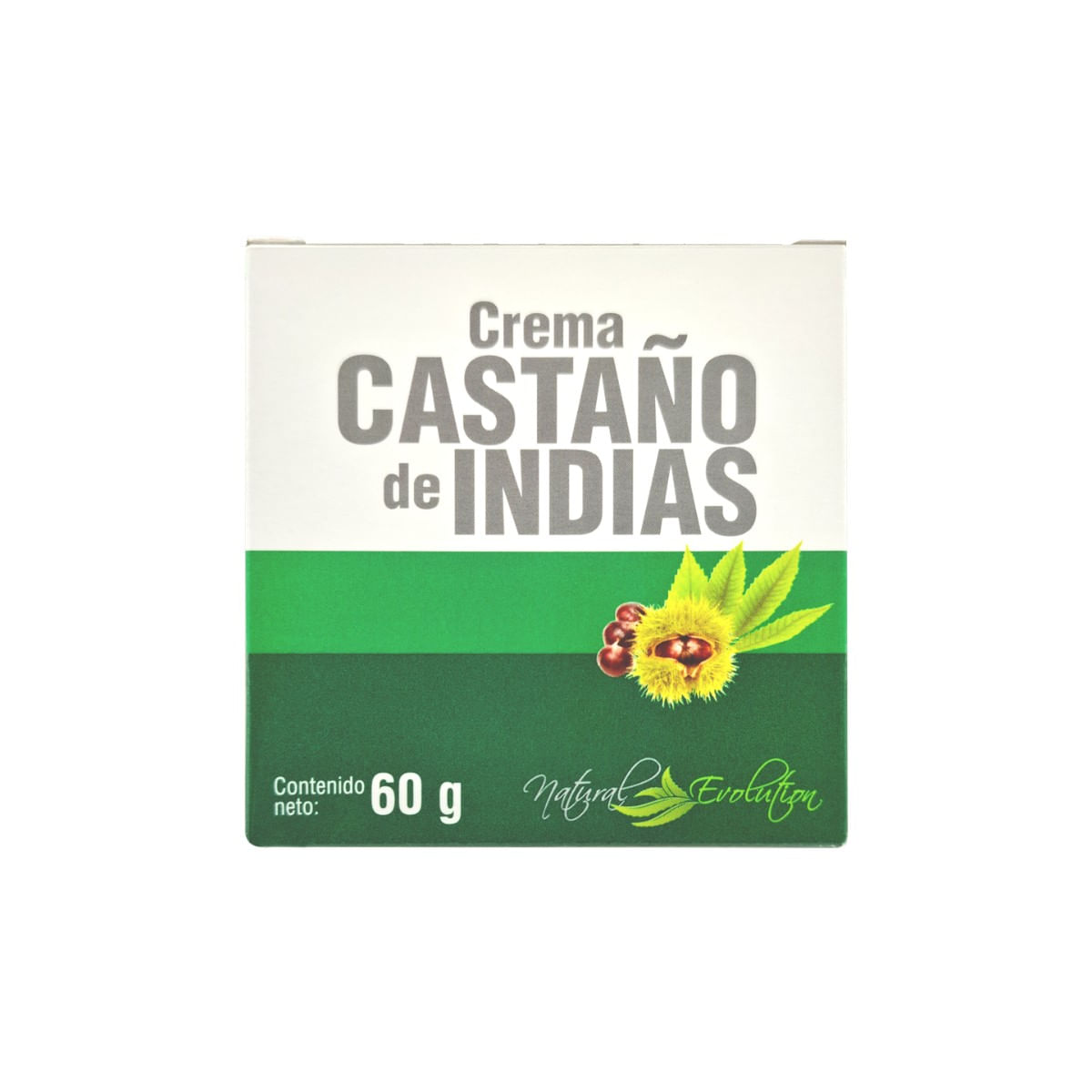 Crema Castaño De Indias Natural Evolution Frasco X 60 G.