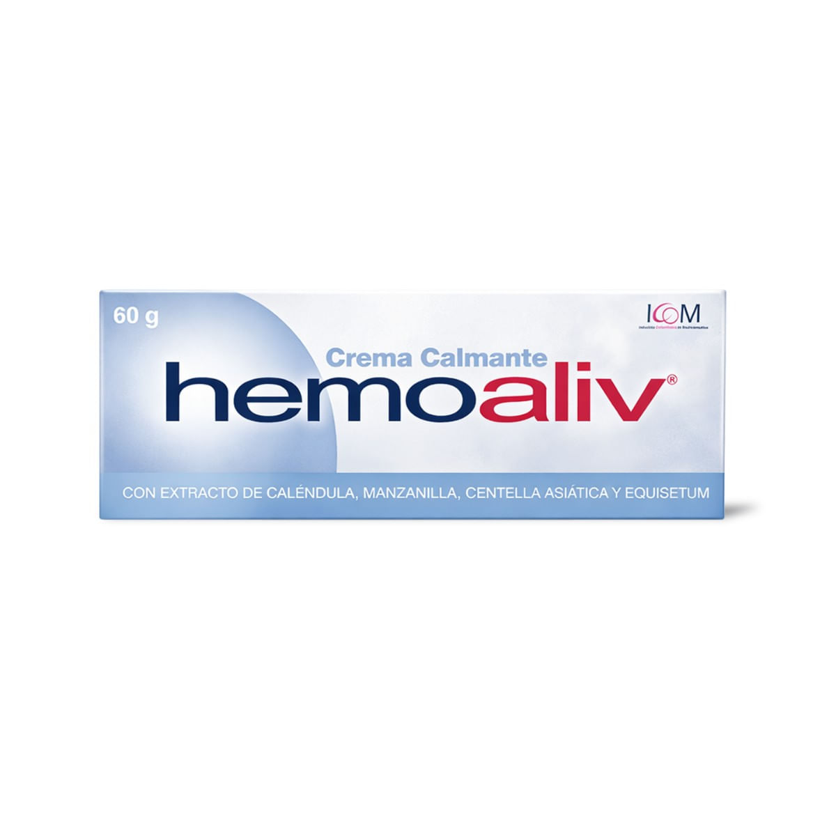Crema Calmante Icom Hemoaliv Caja x 60 g