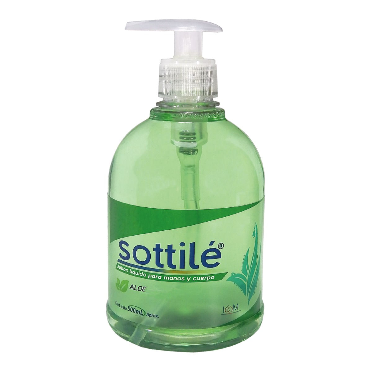 Jabón Líquido Icom Sottilé Áloe Pote x 500 mL
