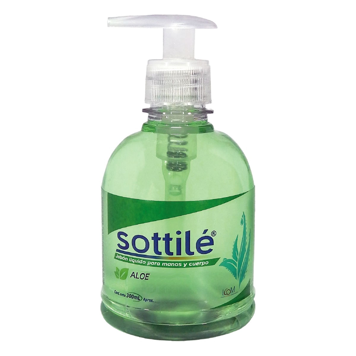 Jabón Líquido Icom Sottilé Áloe Pote x 300 mL