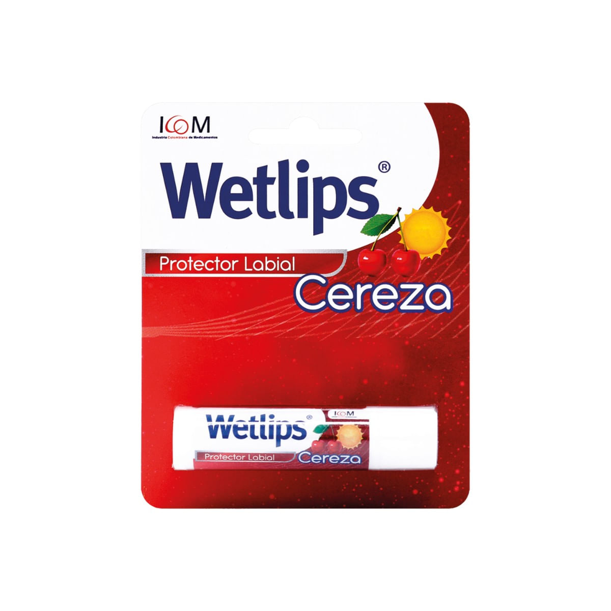 Protector Labial Wetlips Cereza Icom Blister x 4.2 g