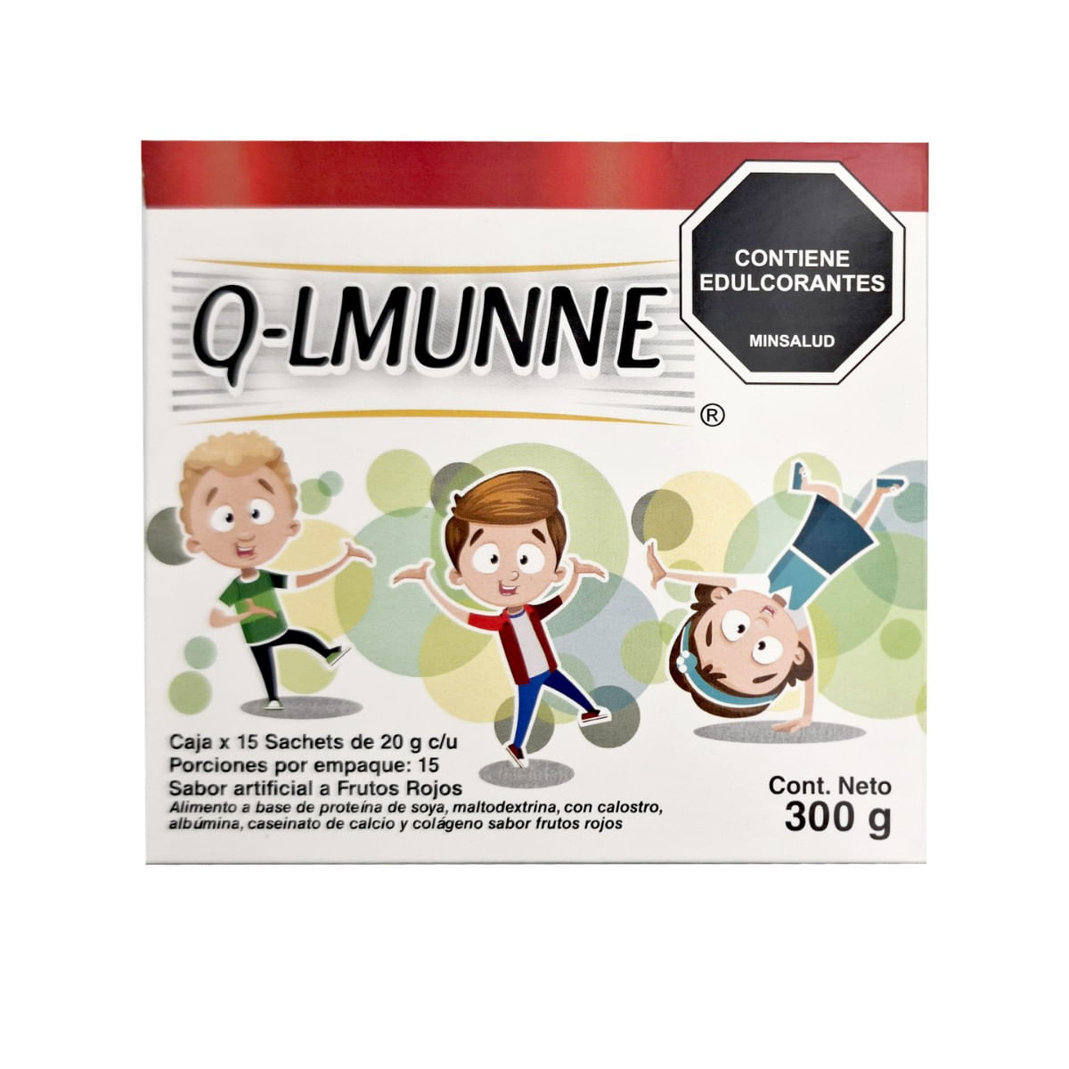Q-Lmmune Icom Frutos Rojos x 20 g Caja x 15 Sobres