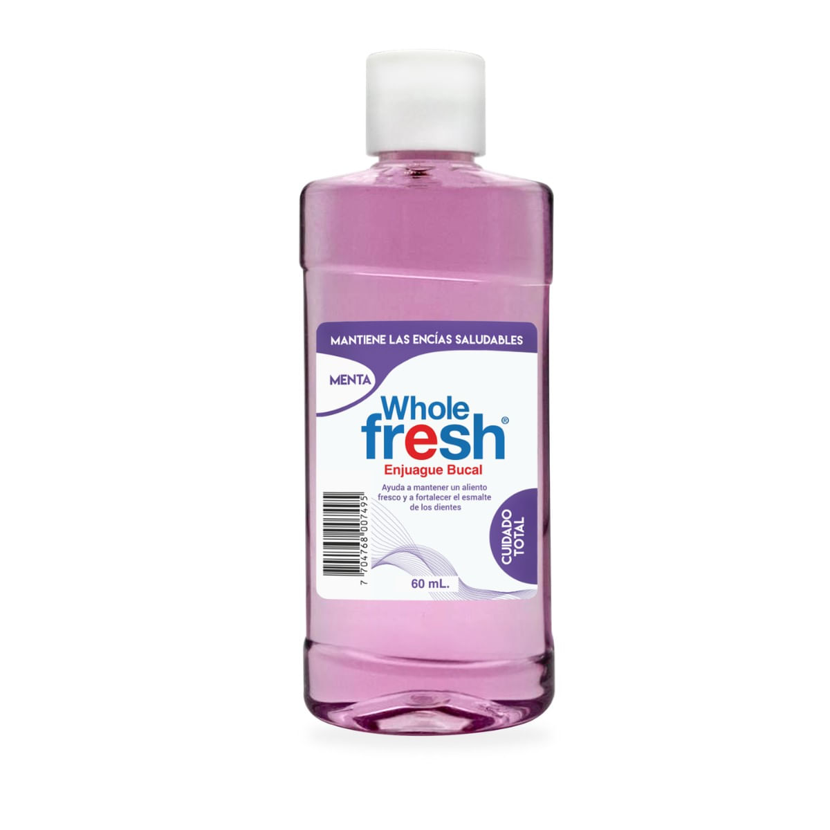 Enjuague Bucal Cuidado Total Whole Fresh Frasco x 60 mL