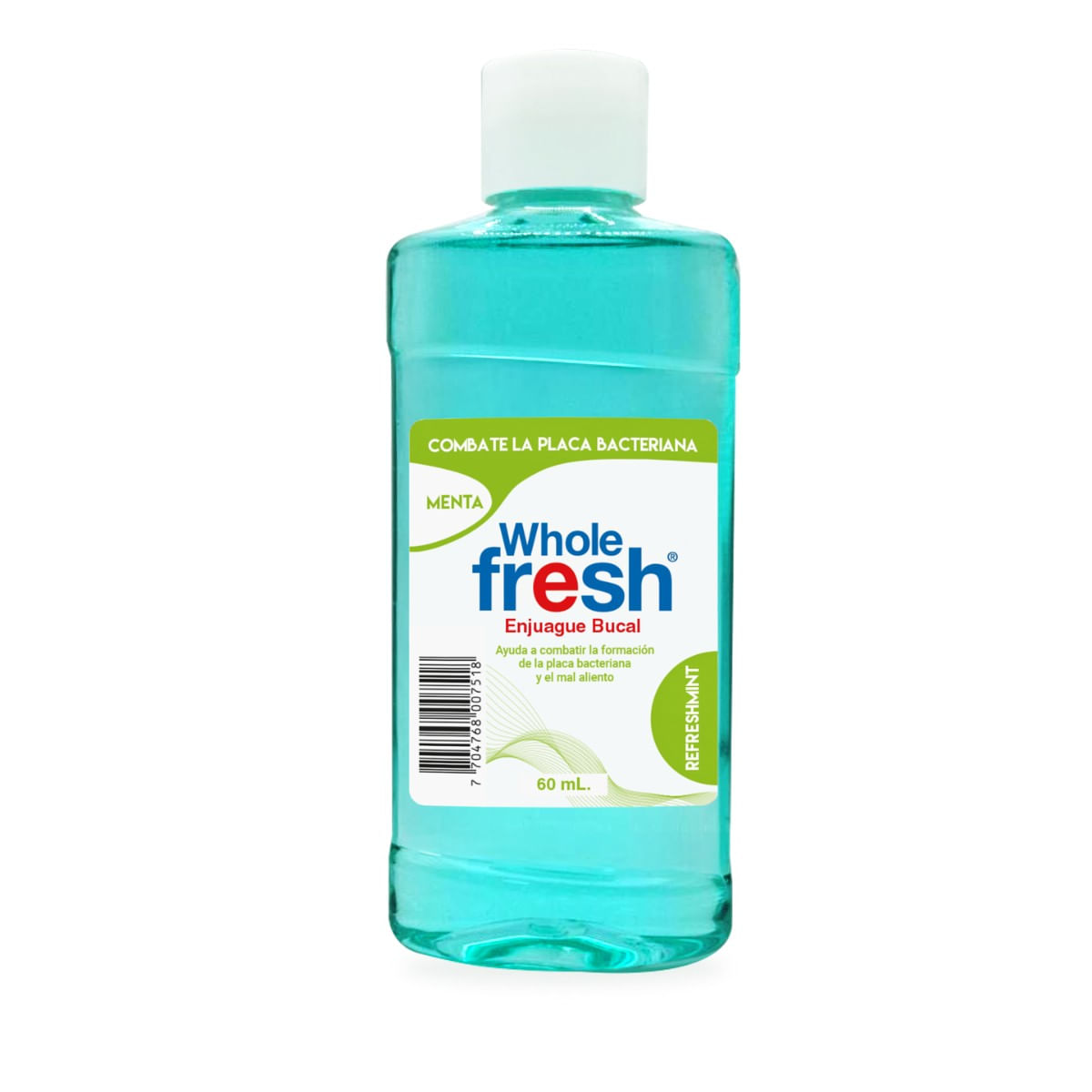 Enjuague Bucal RefreshMint Whole Fresh Frasco x 60 mL