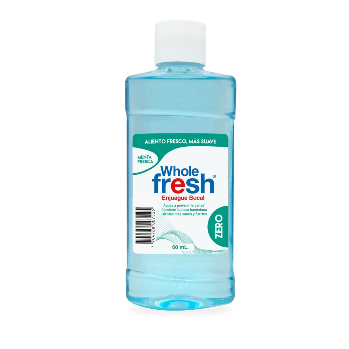 Enjuague Bucal Zero Whole Fresh Frasco x 60 mL