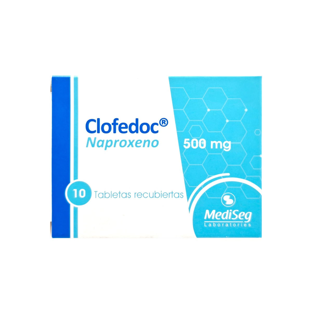 Clofedoc Naproxeno 500mg Caja x 10 Tabletas