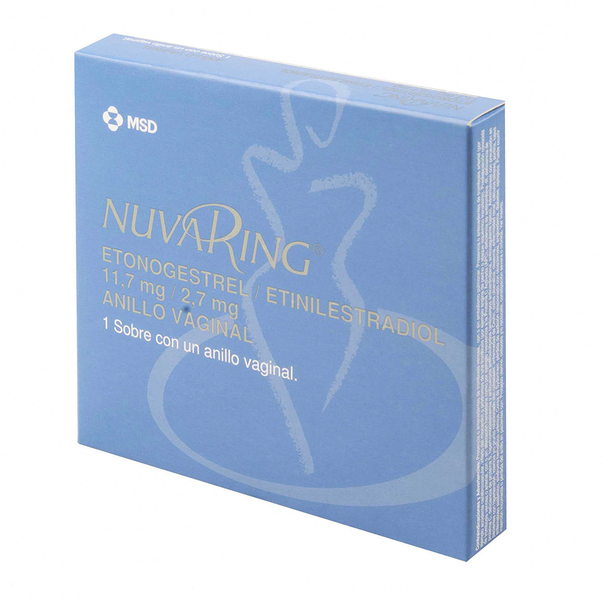 NuvaRing Anillo Vaginal MSD Caja x 1 Und