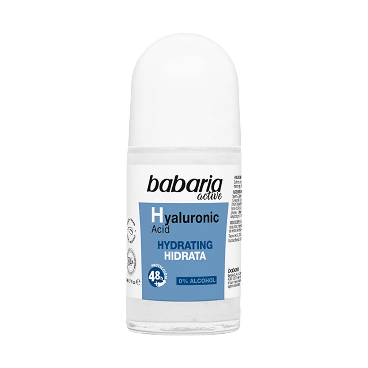 Desodorante Ácido Hialurónico Hidrata Babaria Roll-on x 50mL