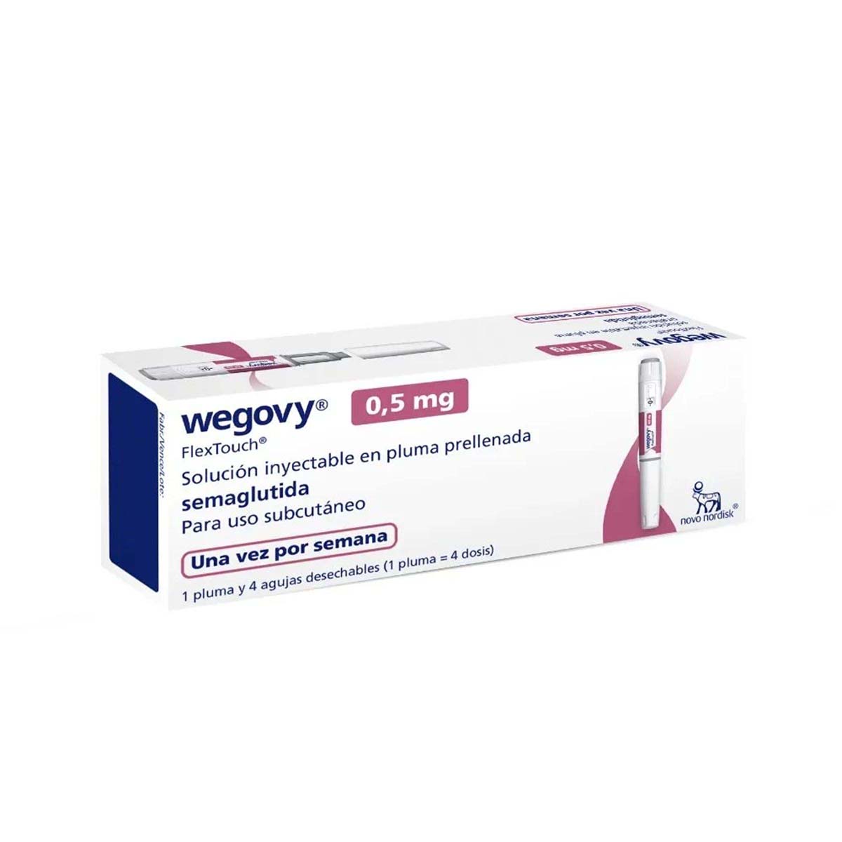 Wegovy Semaglutida 0.5mg/Dosis Novo Nordisk Caja x 1 Pluma