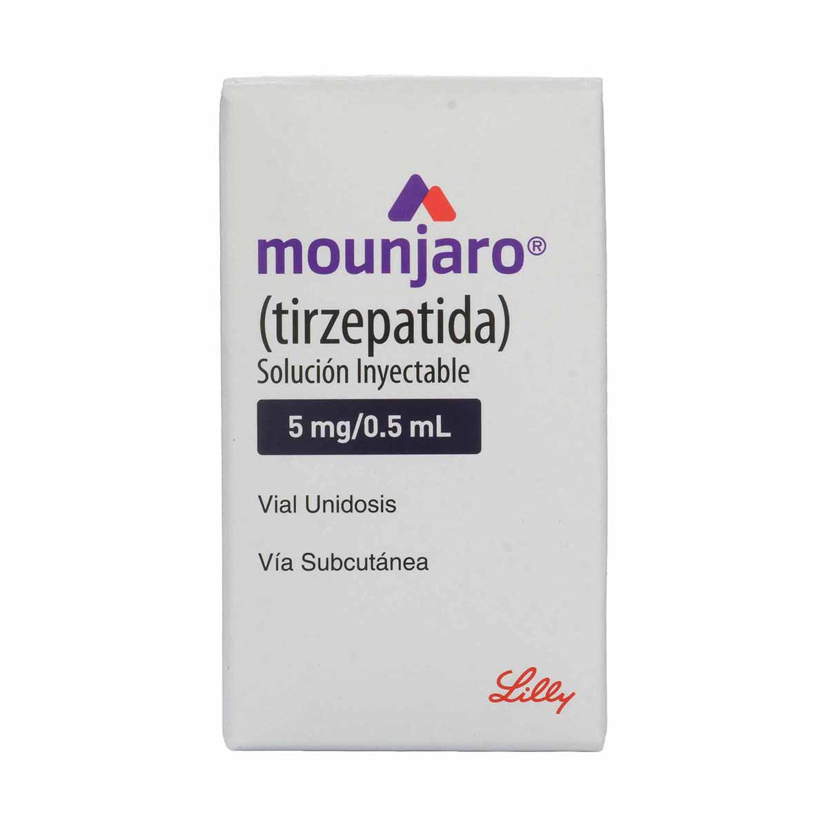 Mounjaro Tirzepatida 5mg/0.5mL Eli Lilly Caja x 1 Vial