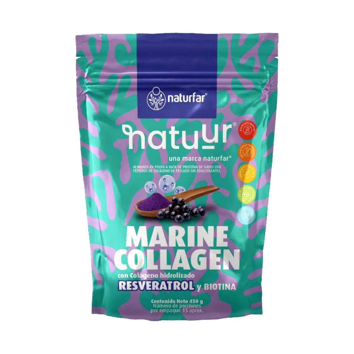 Colágeno Marino NatuUR Naturfar Doypack x 450g