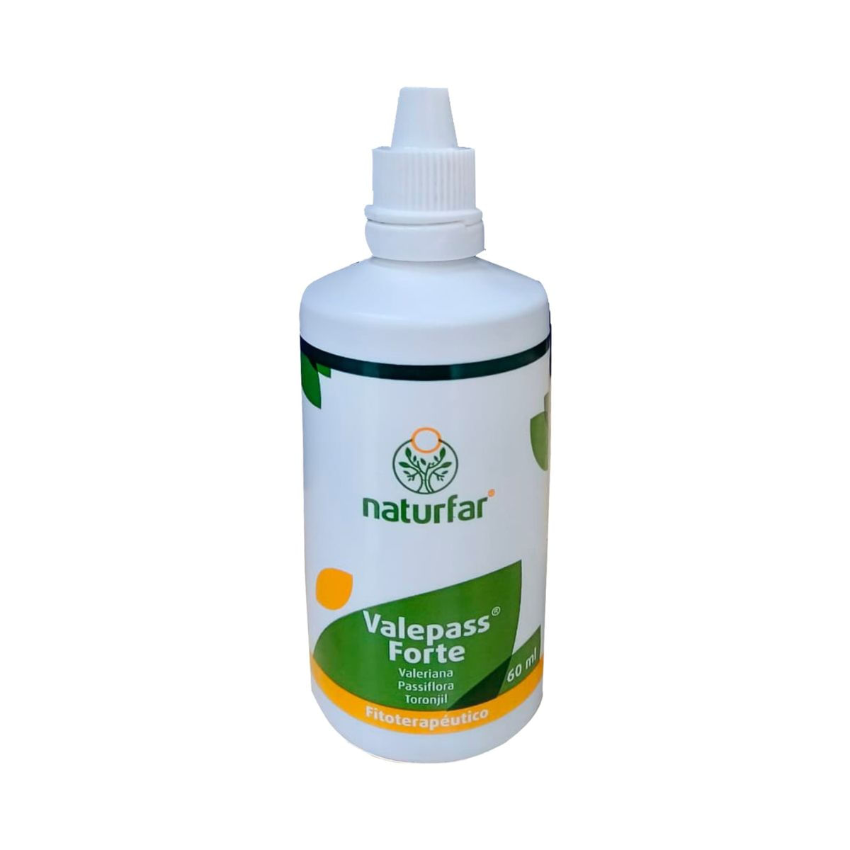 Valepass Forte Valeriana Passiflora Toronjil Naturfar Frasco x 60mL