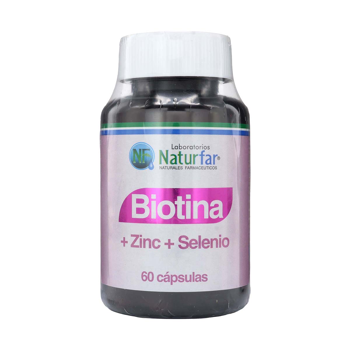 Biotina + Zinc + Selenio Naturfar Frasco x 60 Cápsulas