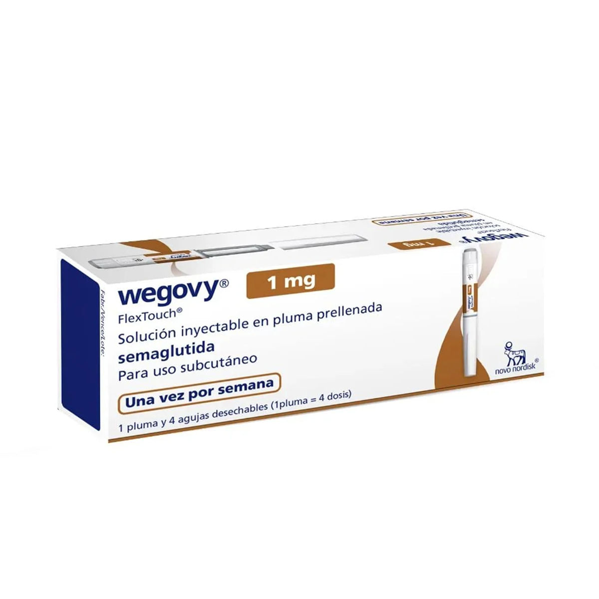 Wegovy Semaglutida 1mg/Dosis Novo Nordisk Caja x 1 Pluma