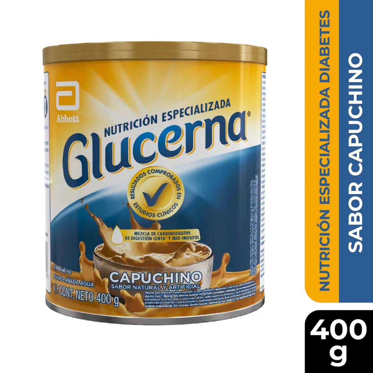 Alimento en Polvo Sabor Capuchino Glucerna Tarro x 400g