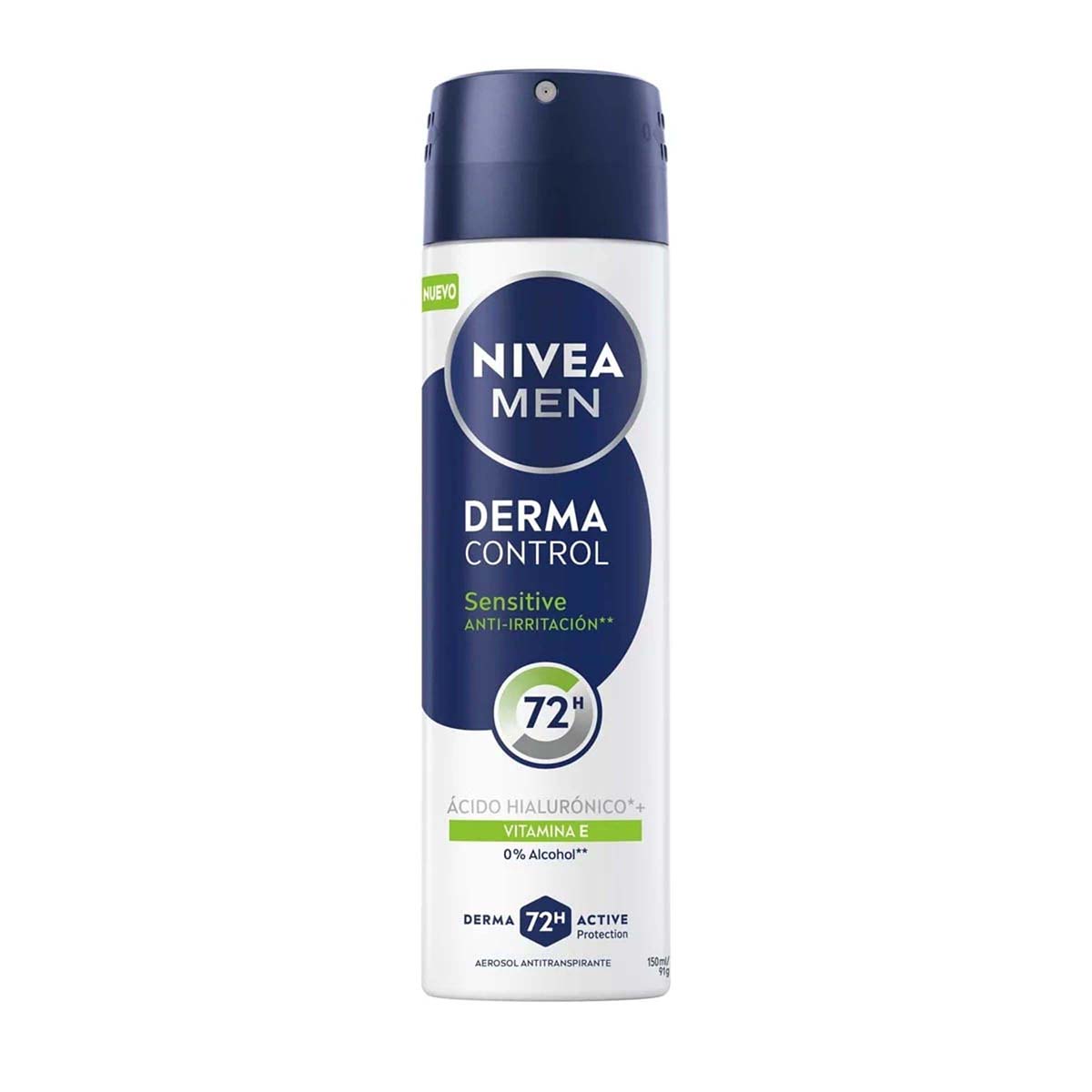 Desodorante Derma Control Sensitive Men Nivea Spray x 150mL