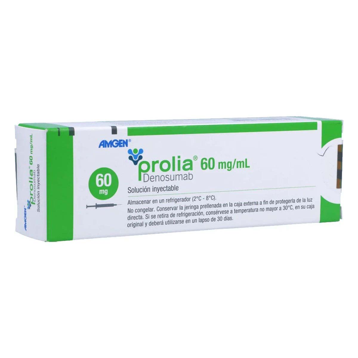 Prolia Denosumab 60mg/mL Amgen Caja x 1 Jeringa Prellenada