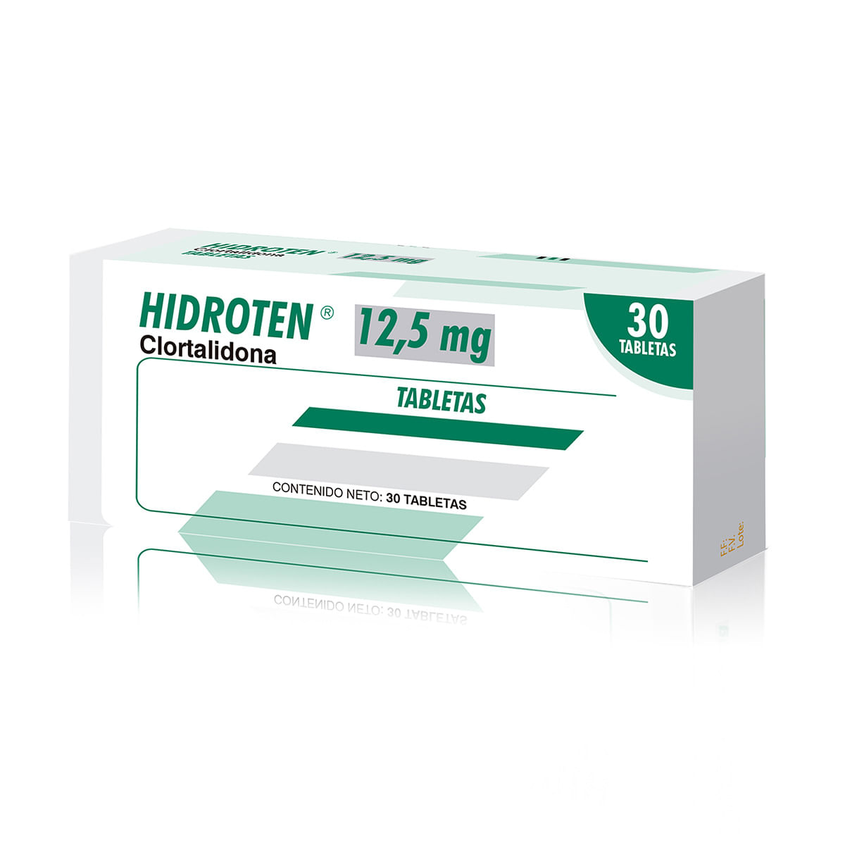 Hidroten 12.5 Mg Caja X 30 Tabletas.
