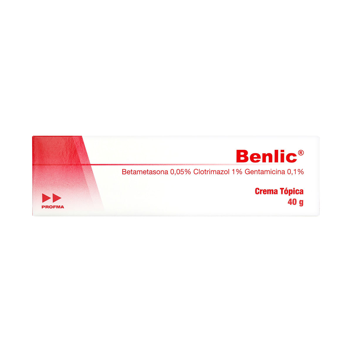 Crema Tópica Benlic Betametasona 0,05% Profma Caja x 40 Gramos