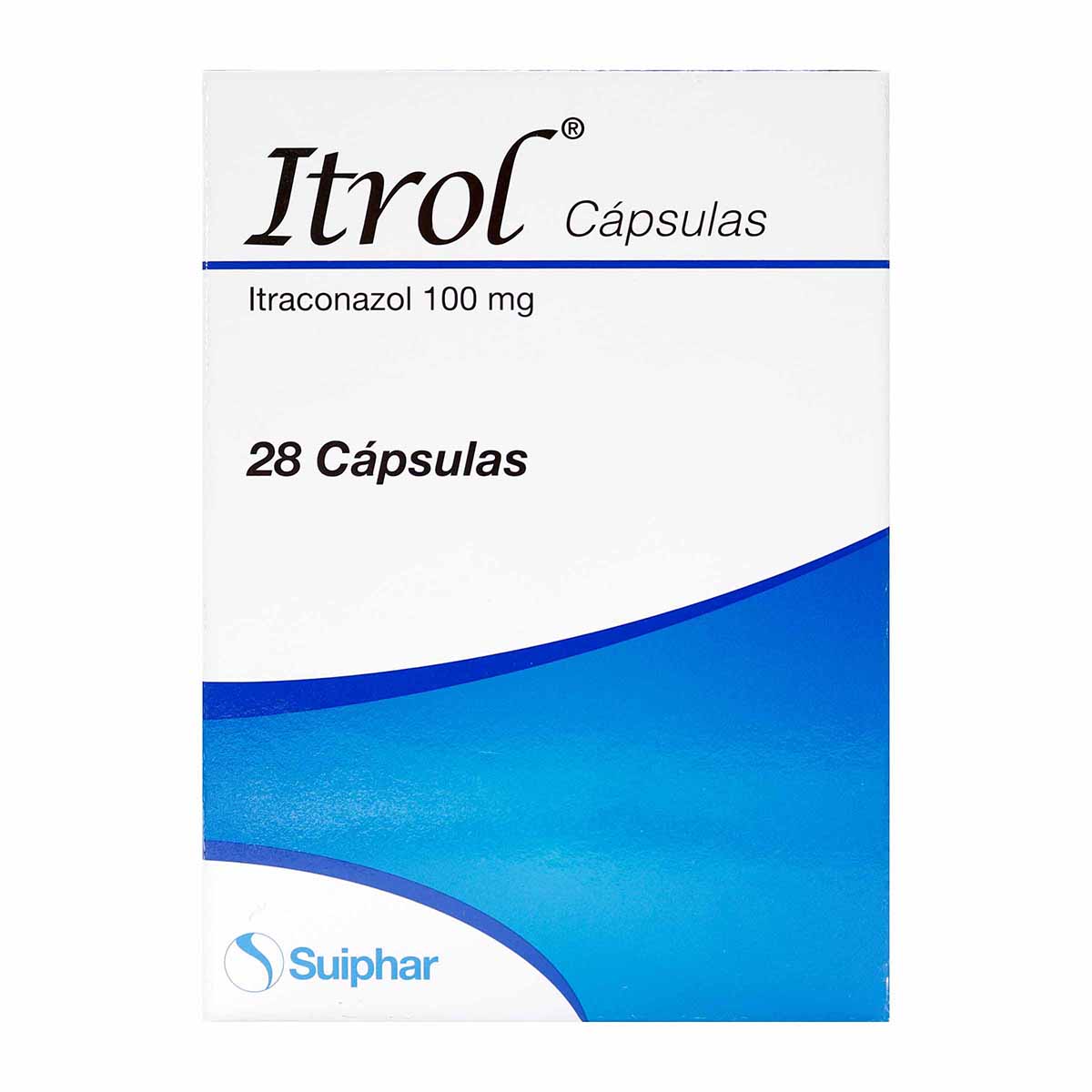Itrol 100 mg Suiphar Caja x 28 Cápsulas