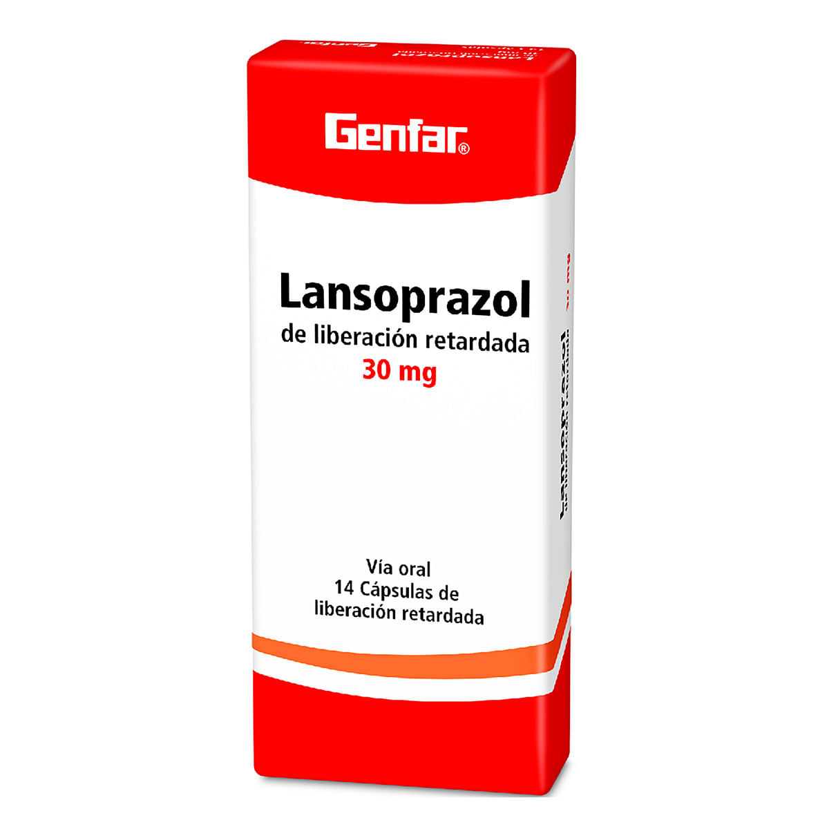 Lansoprazol 30 Mg Genfar Caja X 14 Cápsulas.