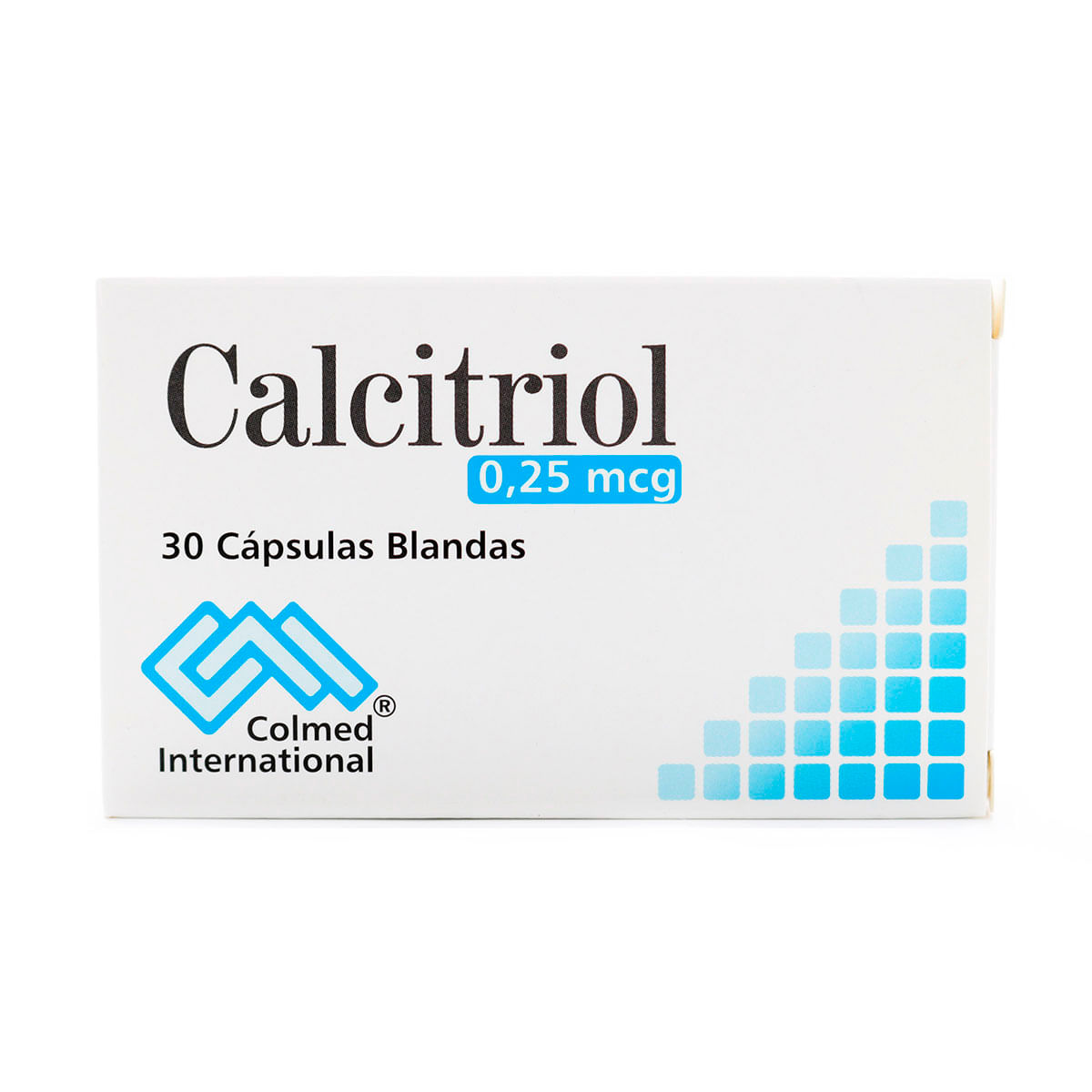 Calcitriol 0.25 Mcg Colmed Caja x 30 Cápsulas Blandas