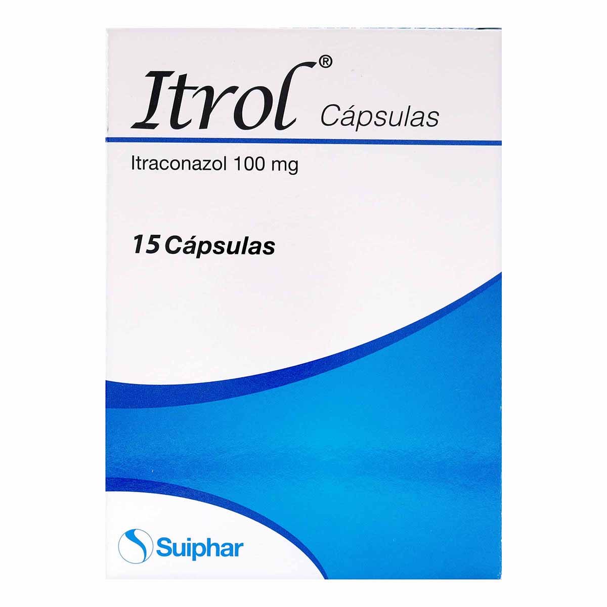 Itrol 100 mg Suiphar Caja x 15 Cápsulas