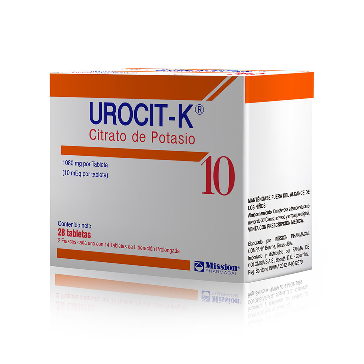 Urocit-K 10 Mission Caja x 28 Tabletas