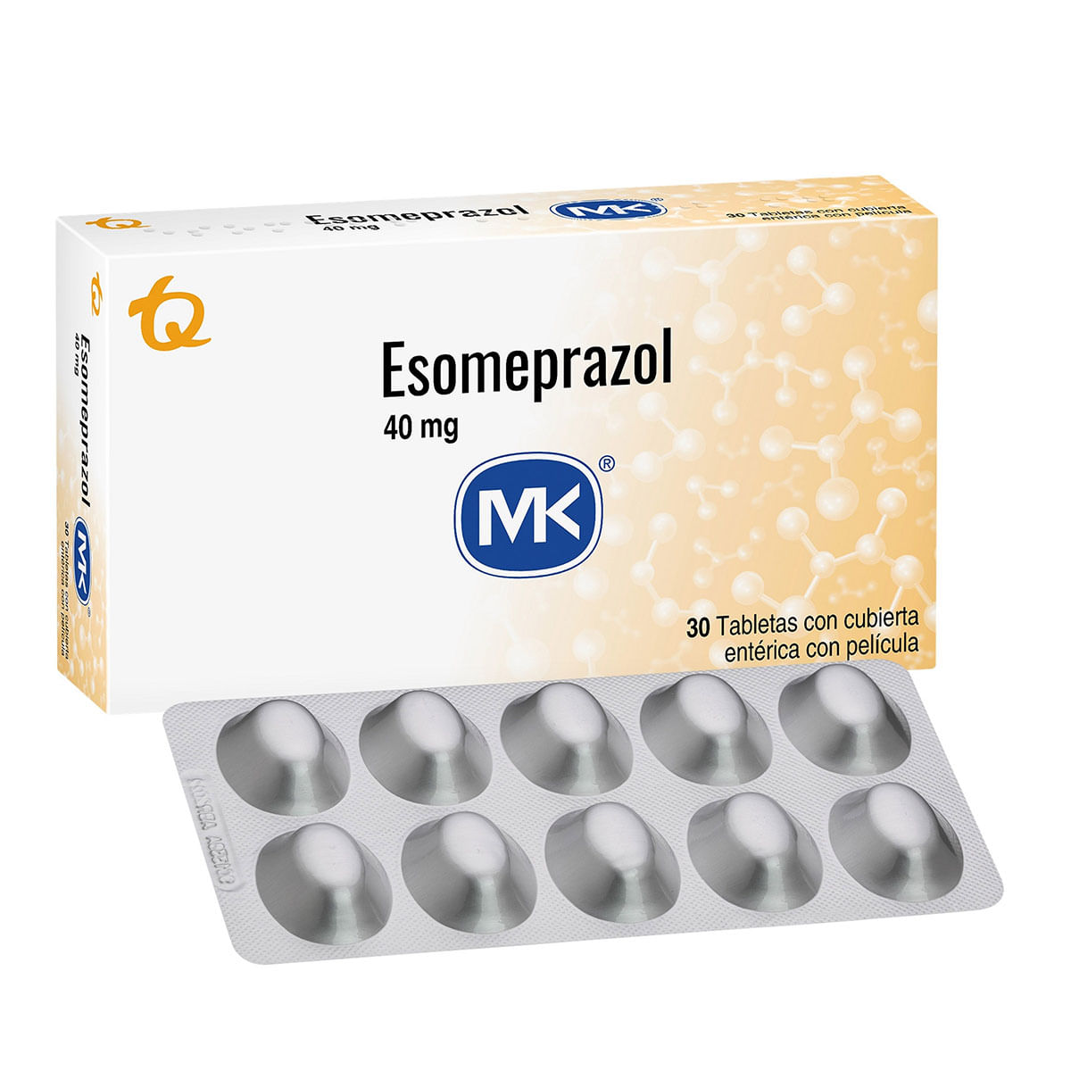 Esomeprazol 40 Mg Mk Caja X 30 Tabletas.
