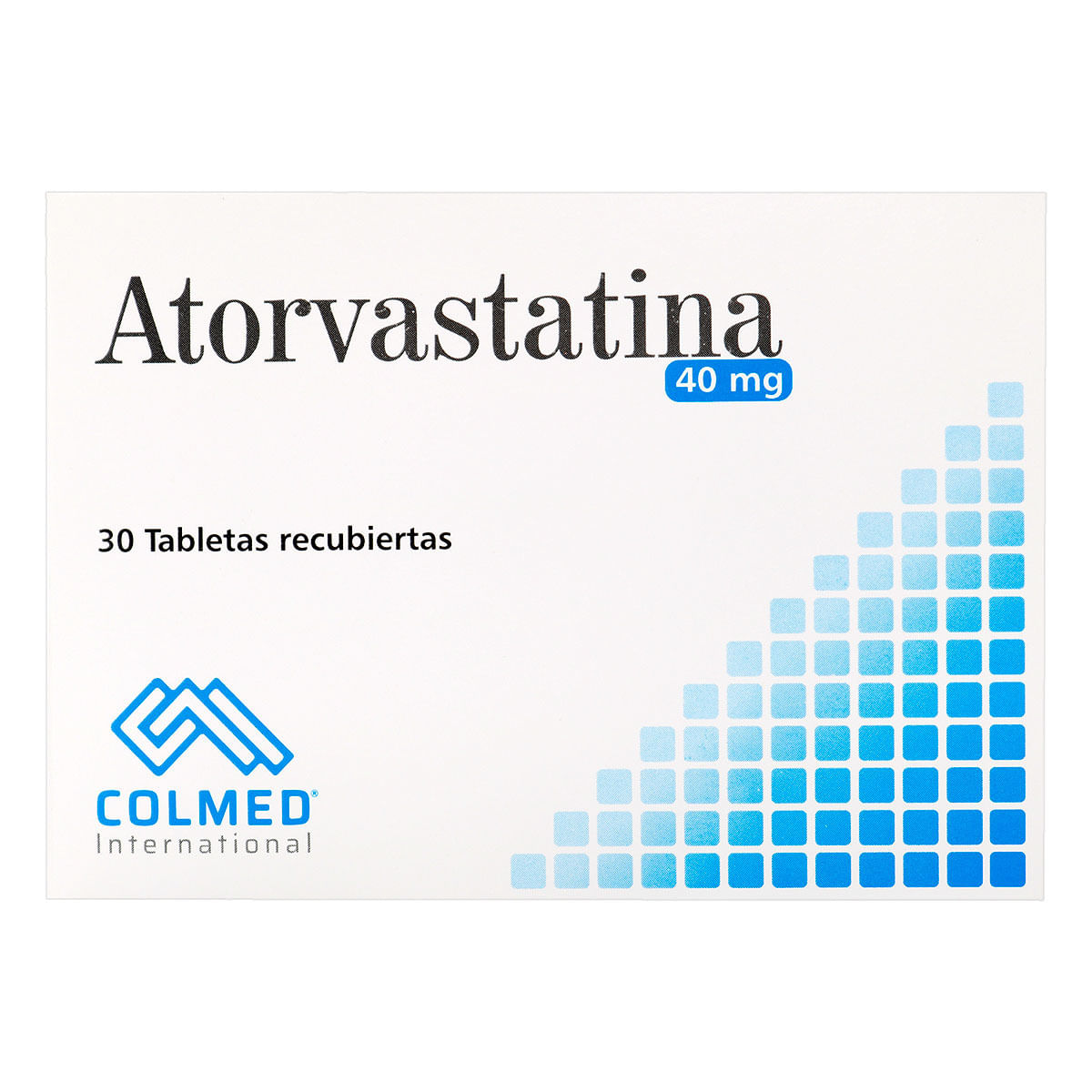 Atorvastatina 40 Mg X 30 Tabletas.