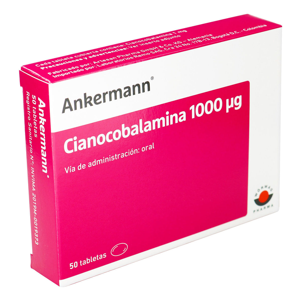 Ankermann Cianocobalamina 1000 µg x 50 Tbs