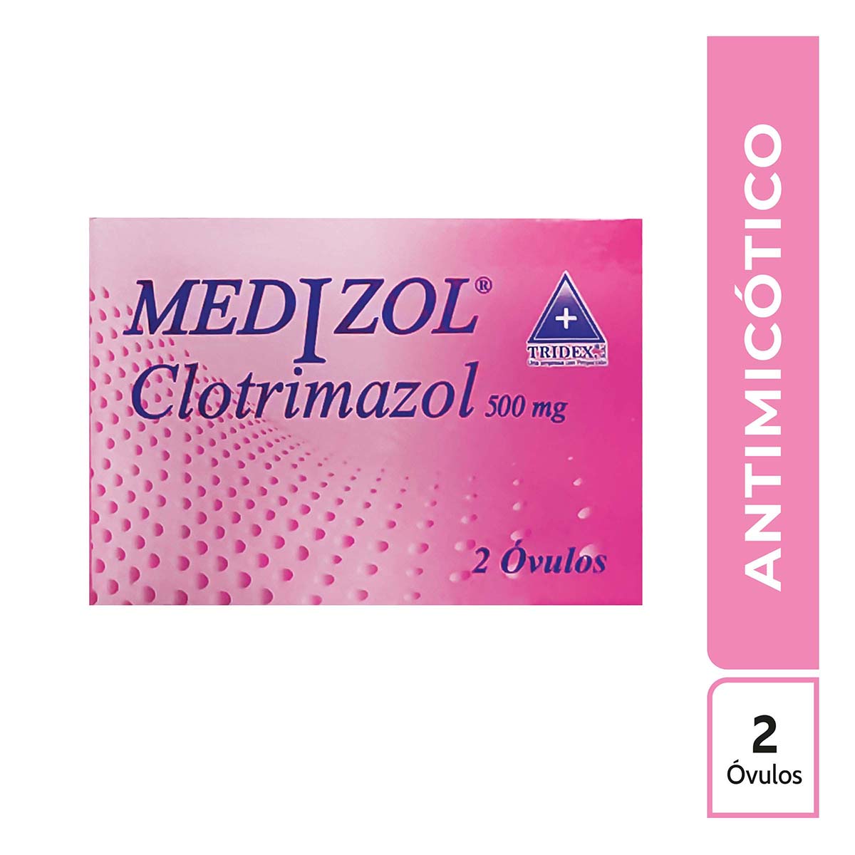 Óvulos Medizol 500 Mg Tridex Caja X 2 Uds.