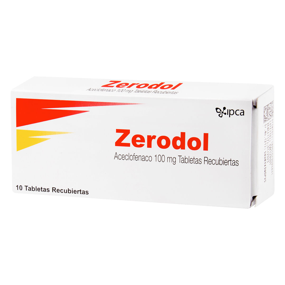Zerodol 100 Mg Ipca Caja X 10 Tabletas Recubiertas.