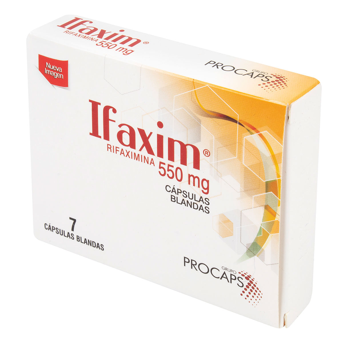 Ifaxim 550 Mg Procaps Caja X 7 Cápsulas Blandas.