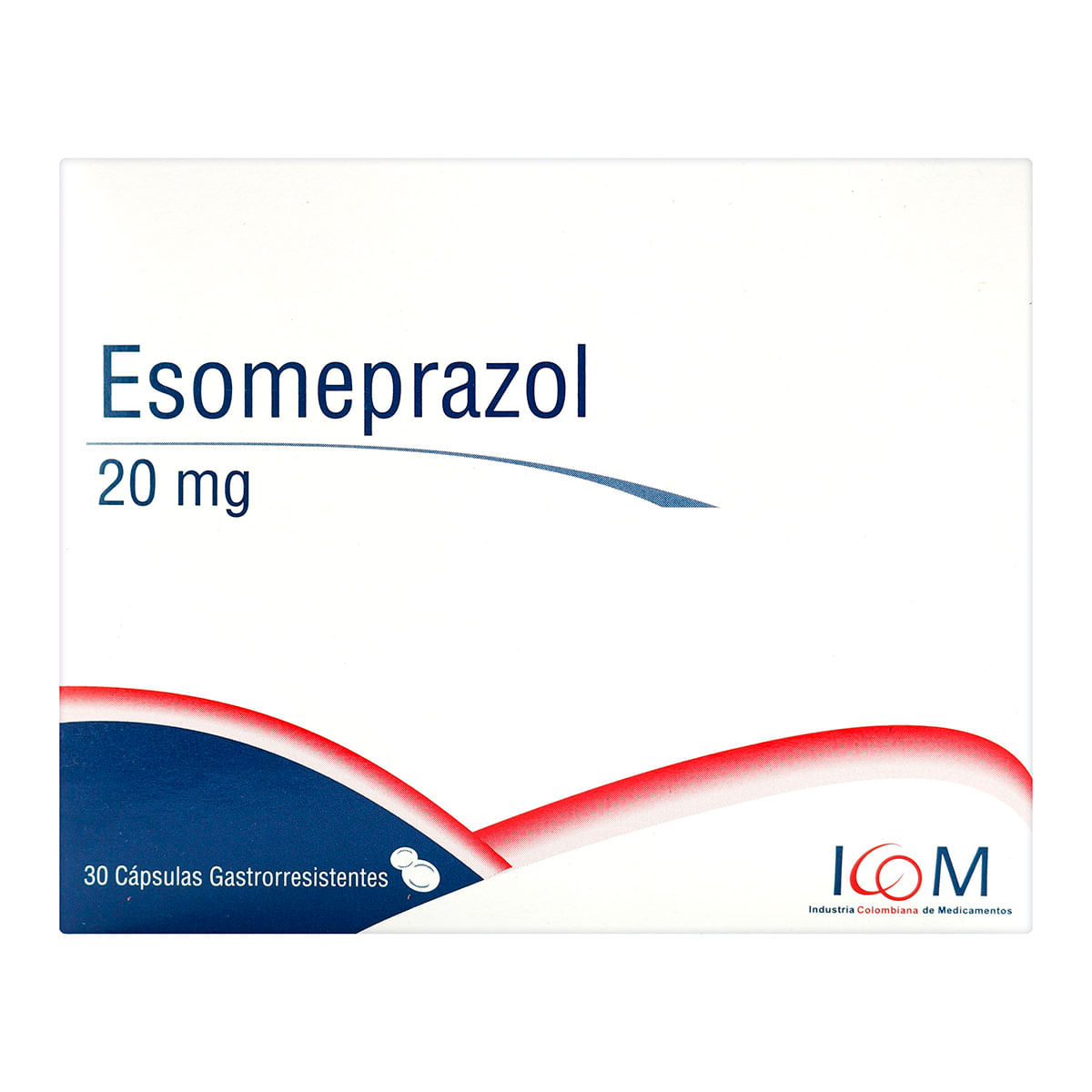 Esomeprazol 20 Mg Icom Caja X 30 Cápsulas Gastrorresistentes.