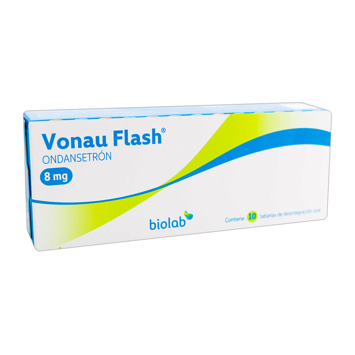 Vonau Flash 8 Mg Ondansetrón Biolab Caja X 10 Tabletas.