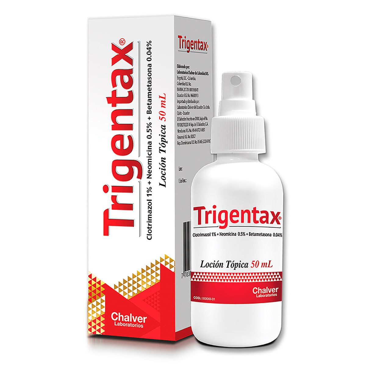Loción Tópica Trigentax Chalver Spray X 50 Ml.