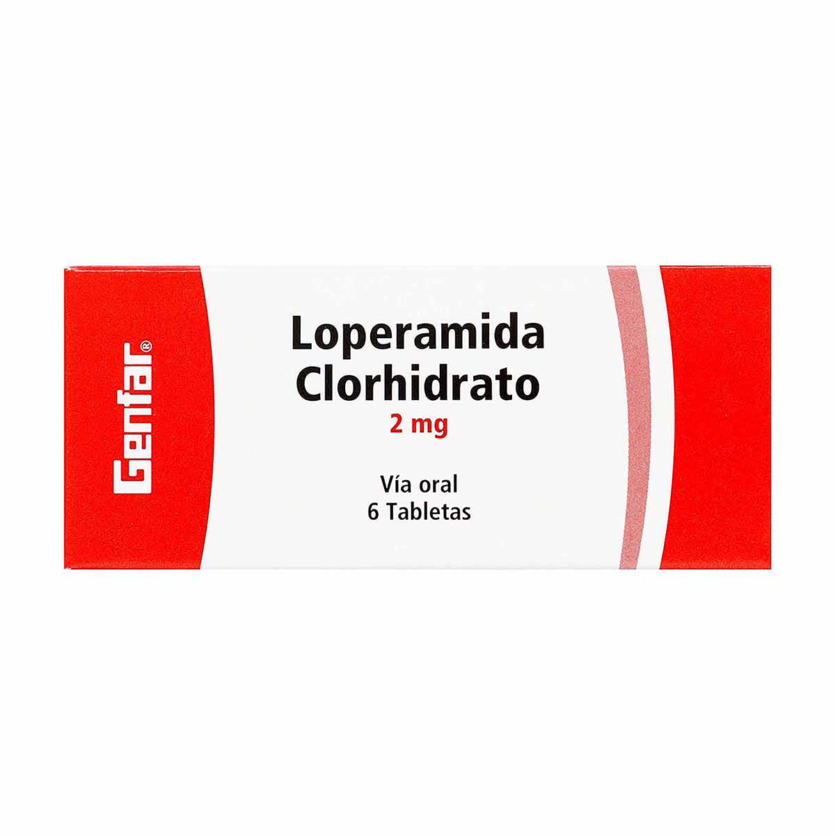 Loperamida 2 mg Genfar Caja x 6 Tabletas