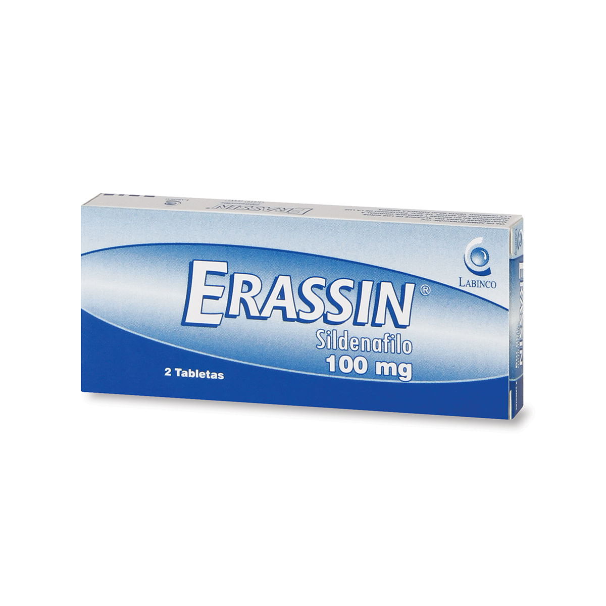 Erassin 100 Mg Labinco Caja X 2 Tabletas Cubiertas.