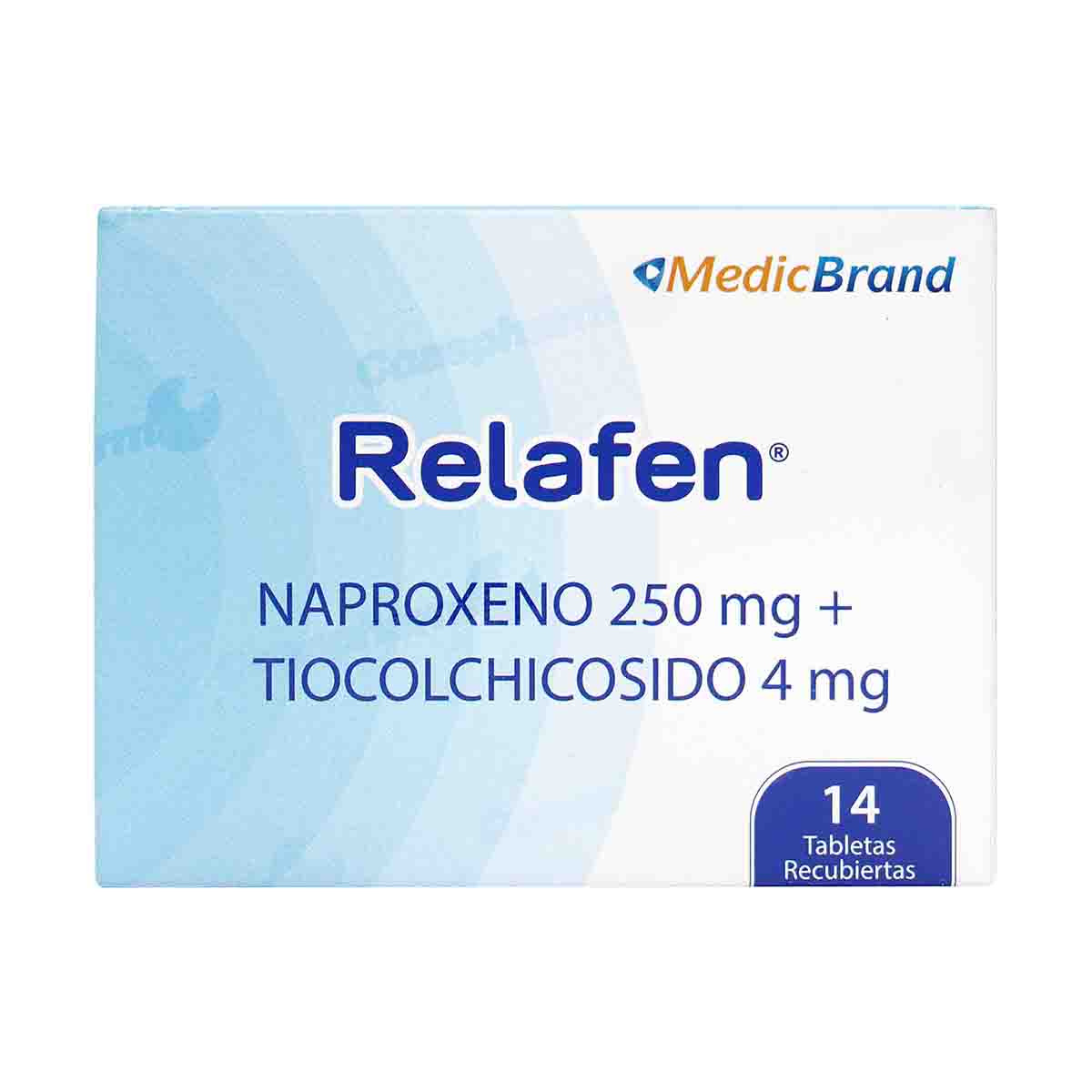 Relafen 250 mg / 4 mg Coaspharma Caja x 14 Tabletas