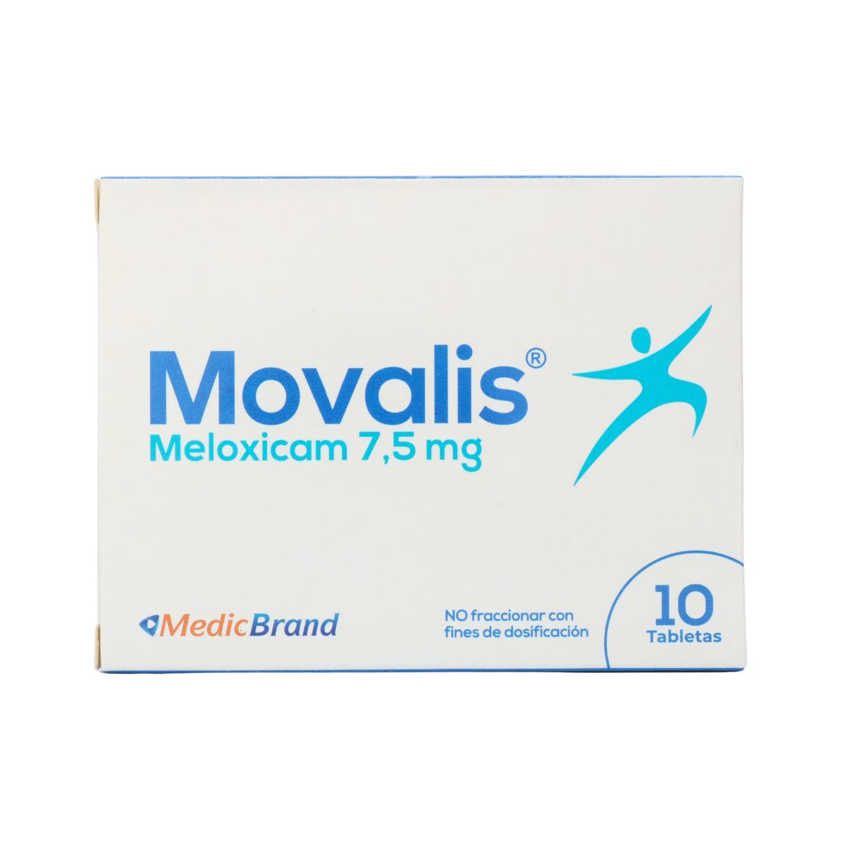 Movalis Meloxicam 7.5mg MedicBrand Caja x 10 Tabletas